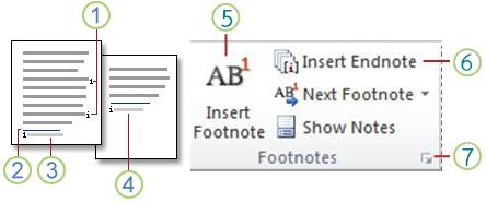 footnote & endnote