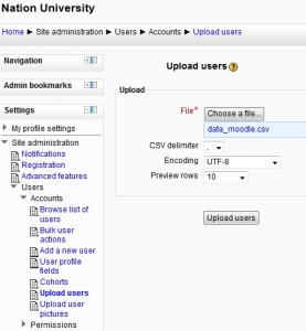 moodle user upload