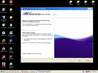 how to install visual studio 2010