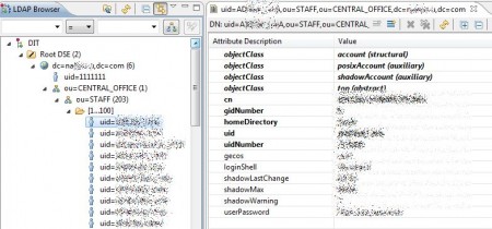 ldap ou=xxx,dc=xxx,dc=xxx