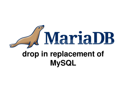 mysql was replaced with mariadb