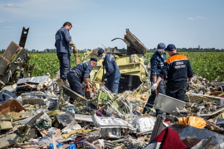 298 Crew And Passengers Perish On Flight MH17 After Suspected Missile Attack In Ukraine