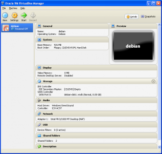 virtualbox screen