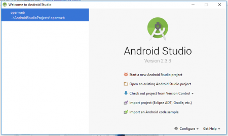 Android Studio Started