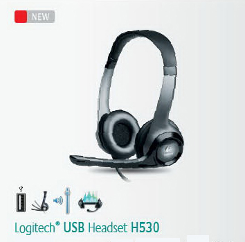 logitech h530 usb headset