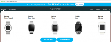 pebble smartwatch