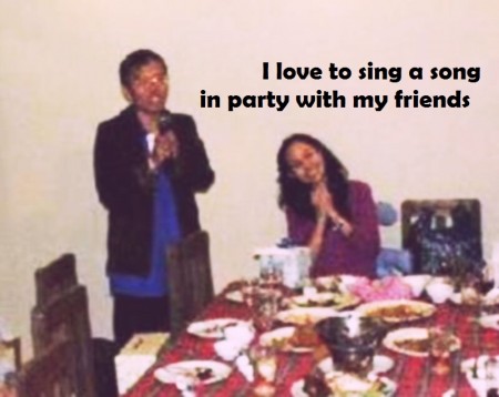 sing a song in party