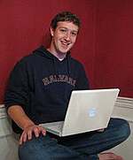 Mark Zucker berg ผู้ก่อตั้ง Facebook.com
