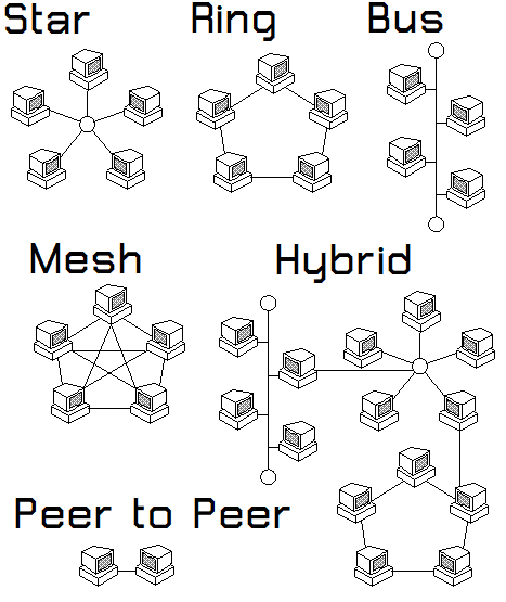 Topology แบบ Peer to Peer และแบบ Wireless