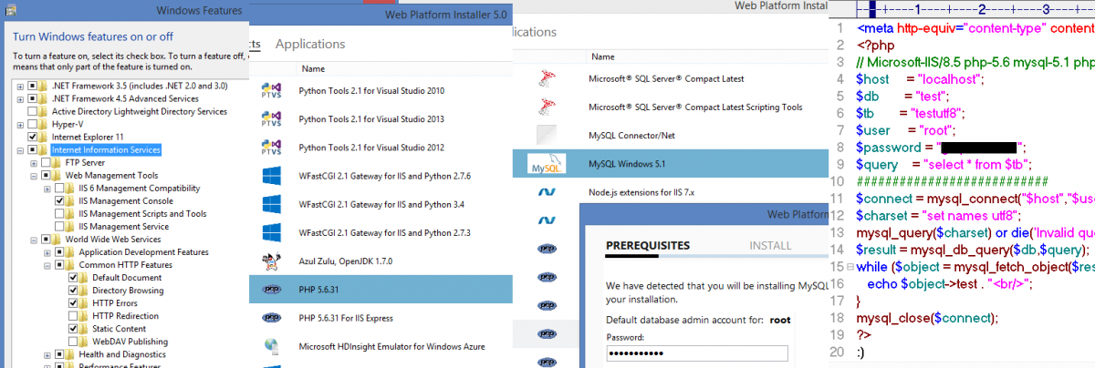 #windows ตอนที่ 1 ใช้ Web Platform Installer ติดตั้ง PHP + MySQL บน IIS ง่ายล่ะชีวิต