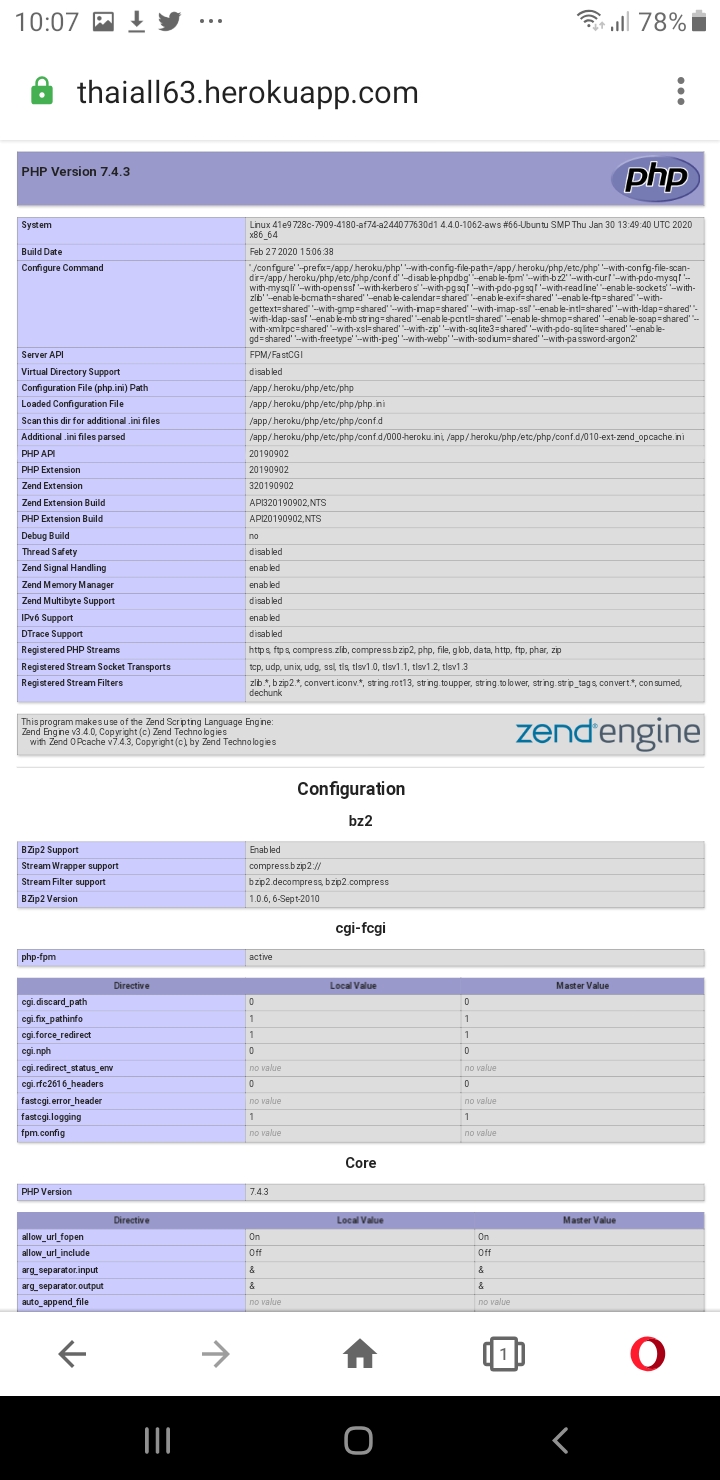 #เล่าสู่กันฟัง 63-044 สร้าง php app ผ่าน heroku.com