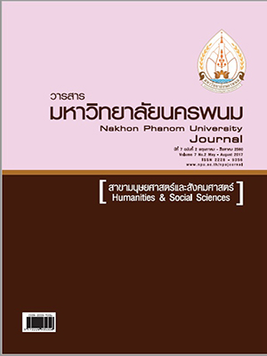 วัลนิกา ฉลากบาง. (2560). การวิจัยแบบผสมผสาน. วารสารมหาวิทยาลัยนครพนม, 7(2), 124 - 132.